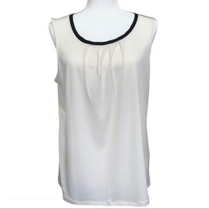 Banana Republic Pleated Sleeveless Blouse